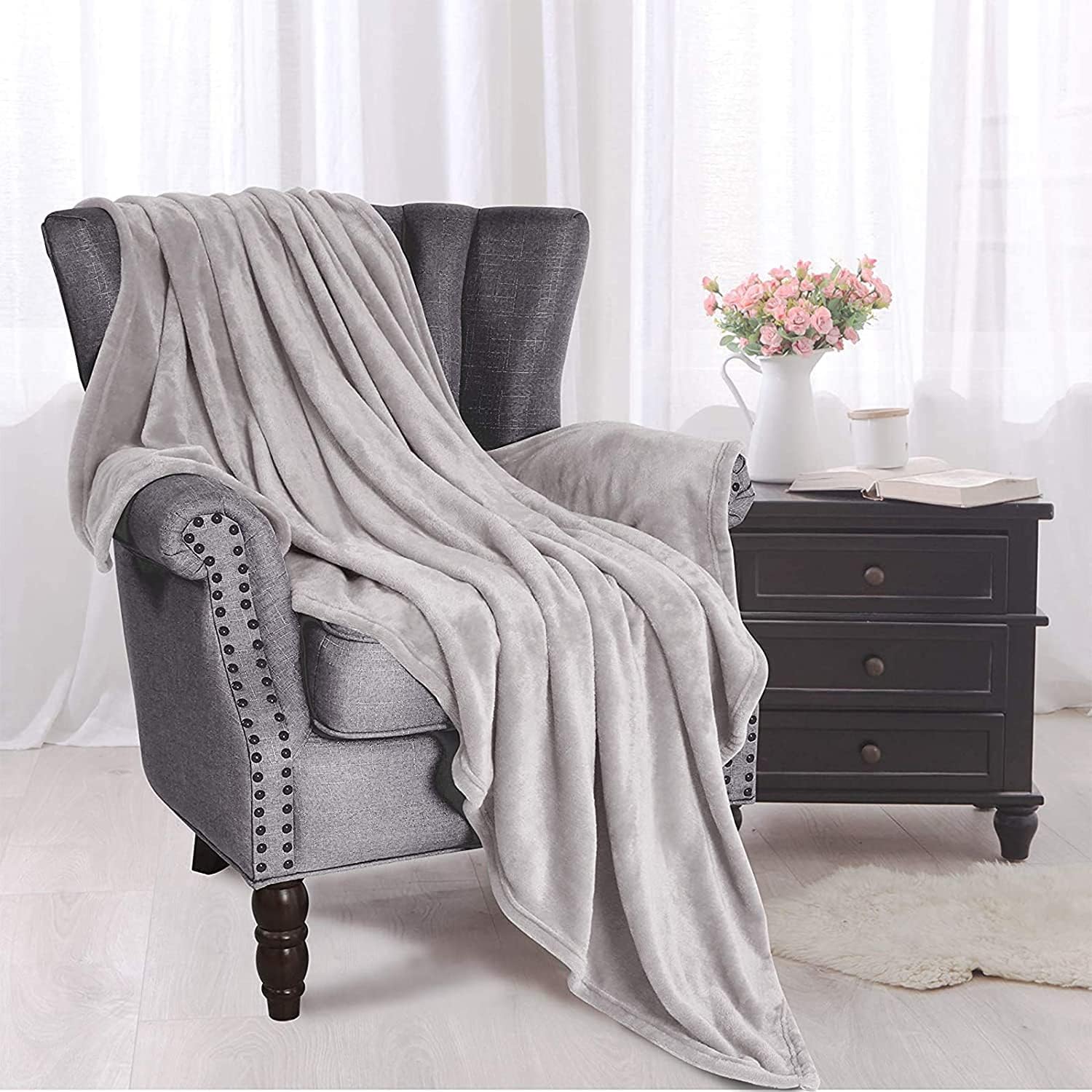 Exclusivo Mezcla Throw Blanket for Couch, Sofa, Settees and Chairs, 127