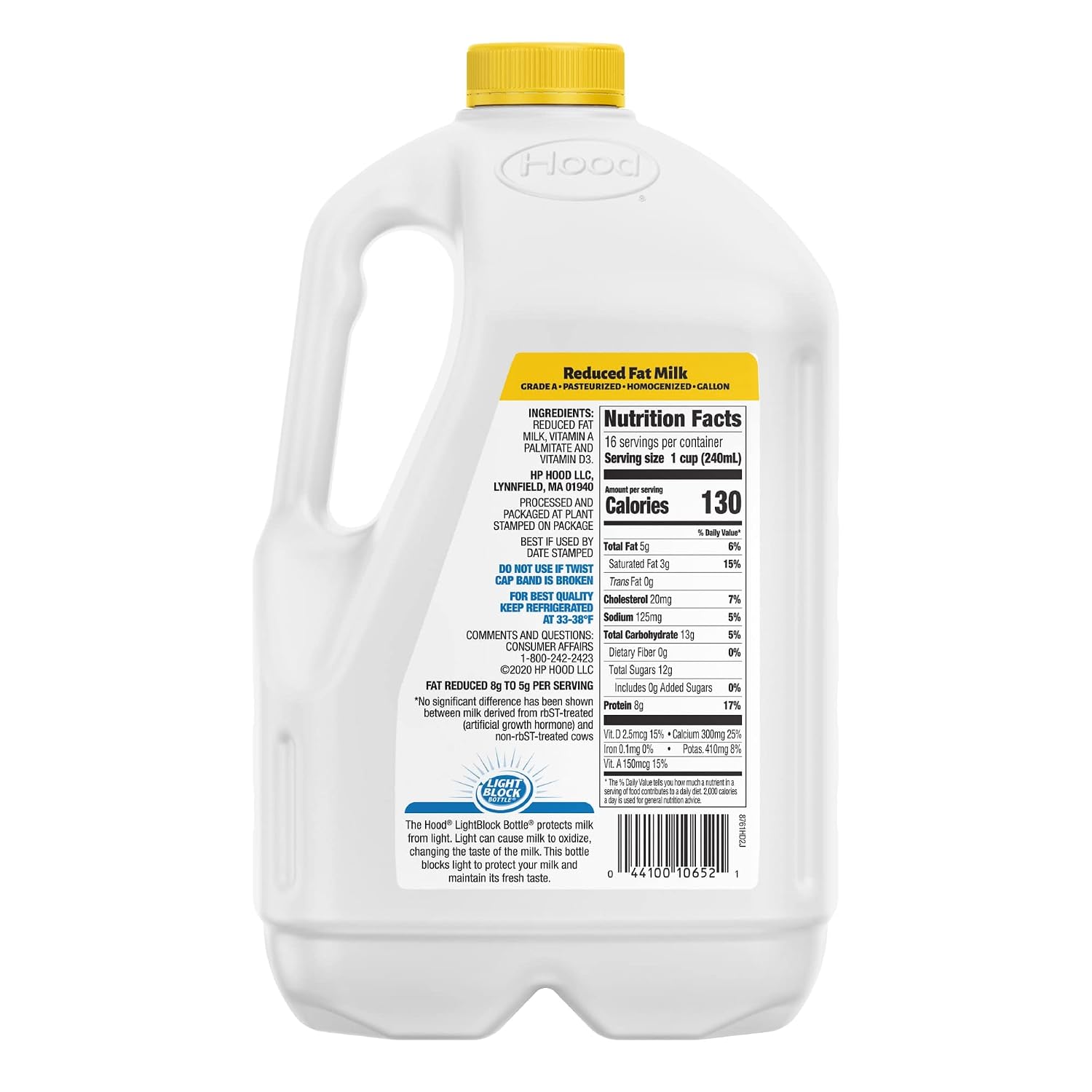 Hood 2% Reduced Fat Milk, Gallon,128 oz