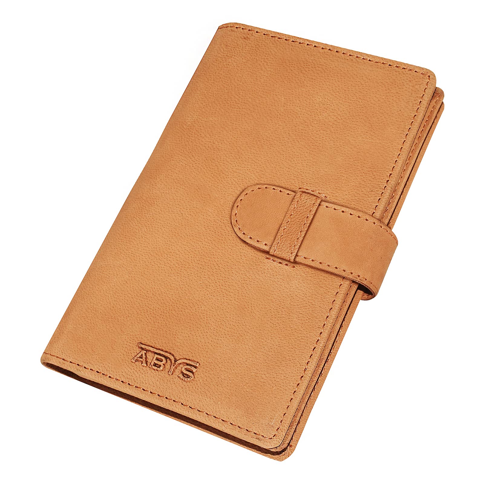 Leather Unisex Adult Travel Accessory- Travel Wallet(Tan)-image-48