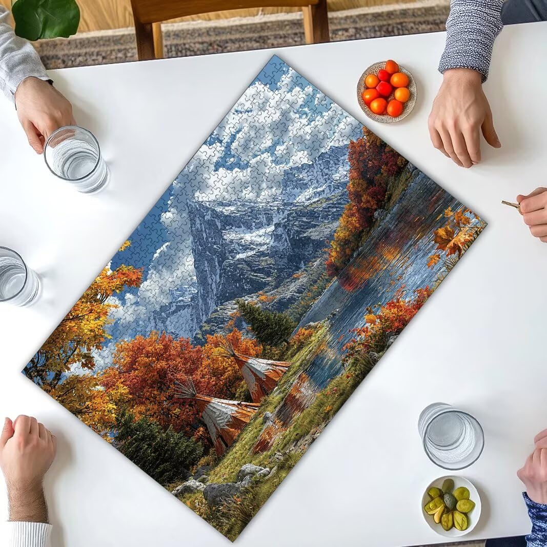 Puzzle Landschaft, Puzzle 1000 Teile Erwachsene, Klassische Puzzles -8959