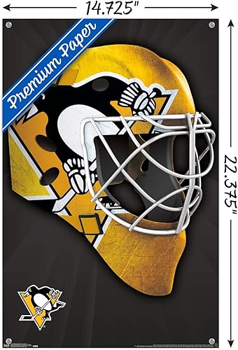 Miniatura 3 de Trends International NHL Pittsburgh Penguins - Póster de pared con 16 pines