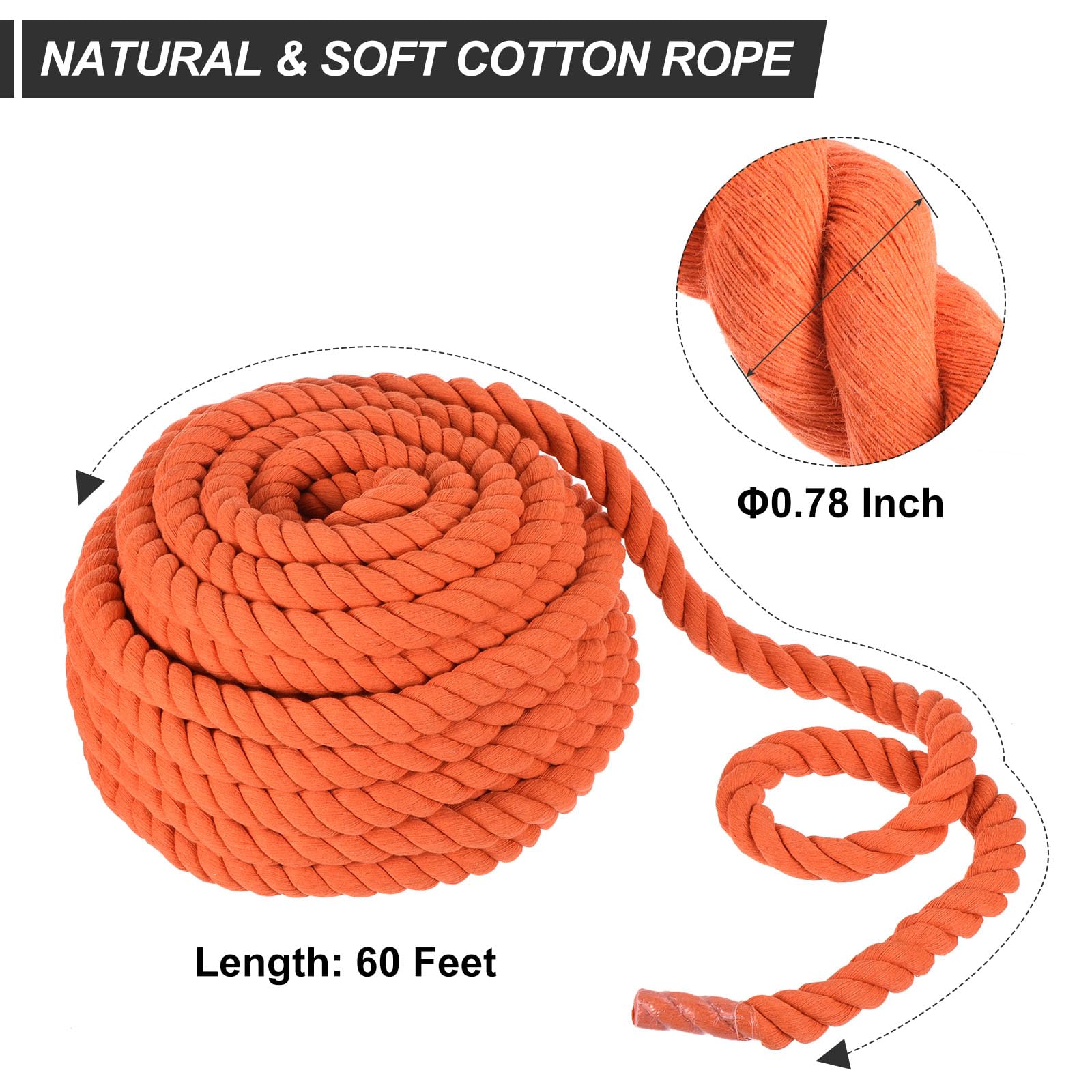 Field Day Rope Tug Of War Rope Buy 25Ft For Field Day, Natural Cotton For Kids And ...
