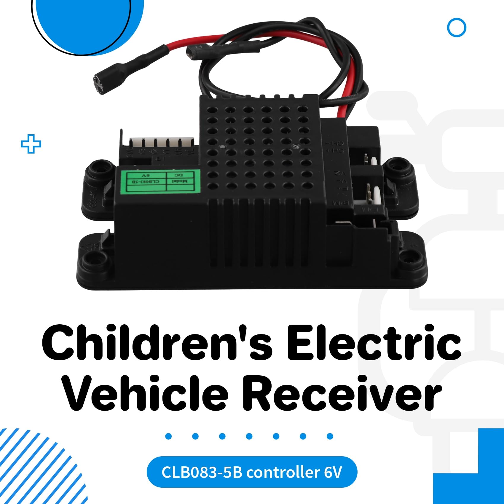 Ricevitore per Veicoli Elettrici per Bambini CLB083-6B Parti di Veicolo Elettrico Parti di Veicolo Elettrico Controllo CLB083-5B