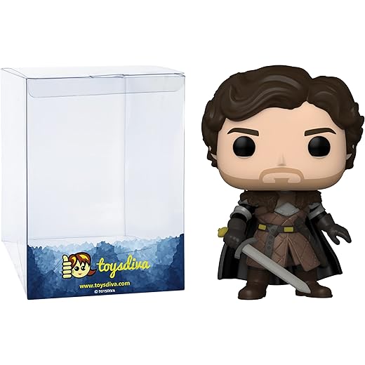 Robb Stark: P O P ! Vinyl Figurine Bundle With 1 Compatible 'Toysdiva' Graphic Protector (091-56796 - B)