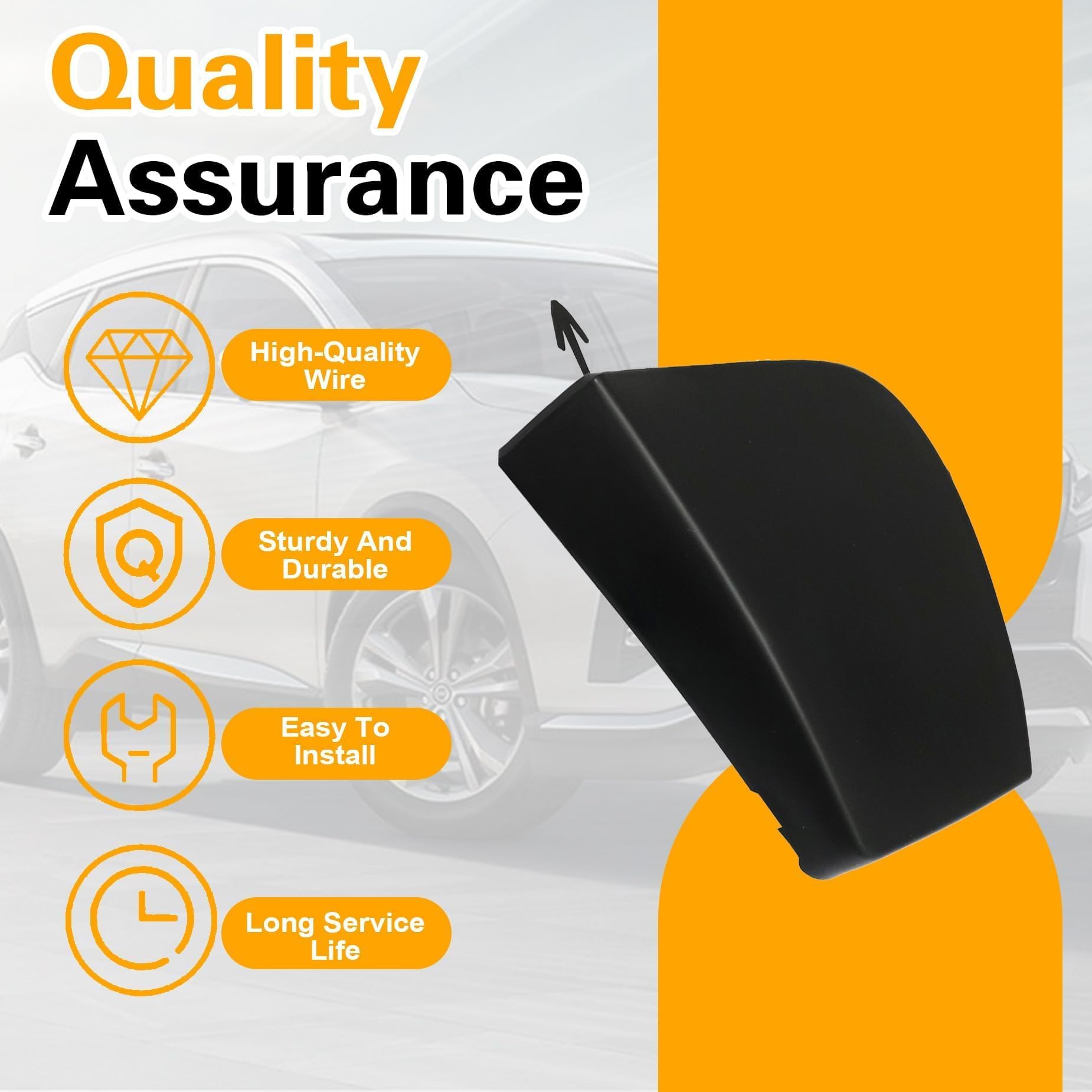 Aazon.co: Nissan OE 2019-2021 Copatible Copatible with urano Front Buper Tow Hook Cover 2