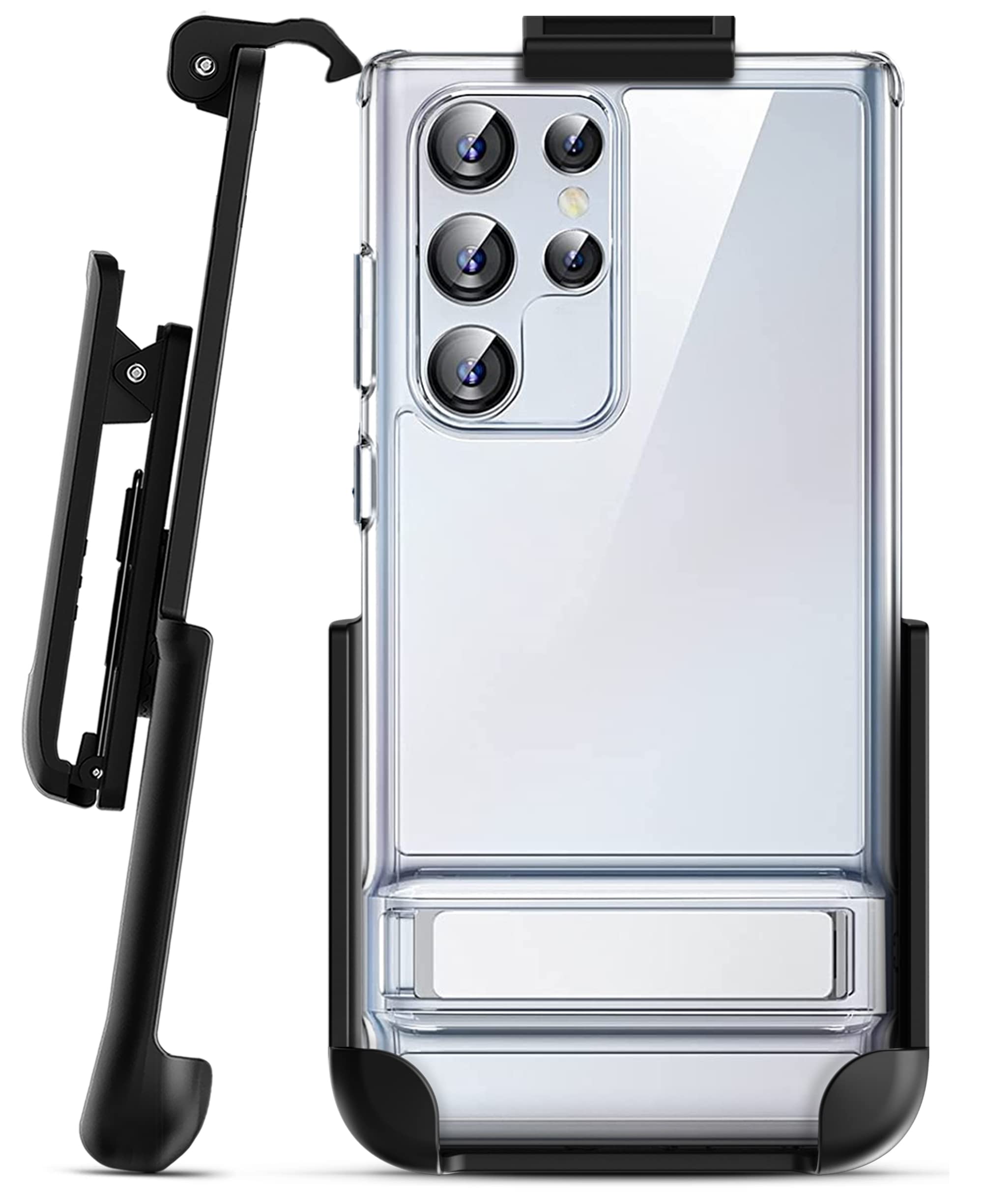 Encased Belt Clip Holster for ESR Metal Kickstand Case (Samsung Galaxy S22 Ultra) Case not Included