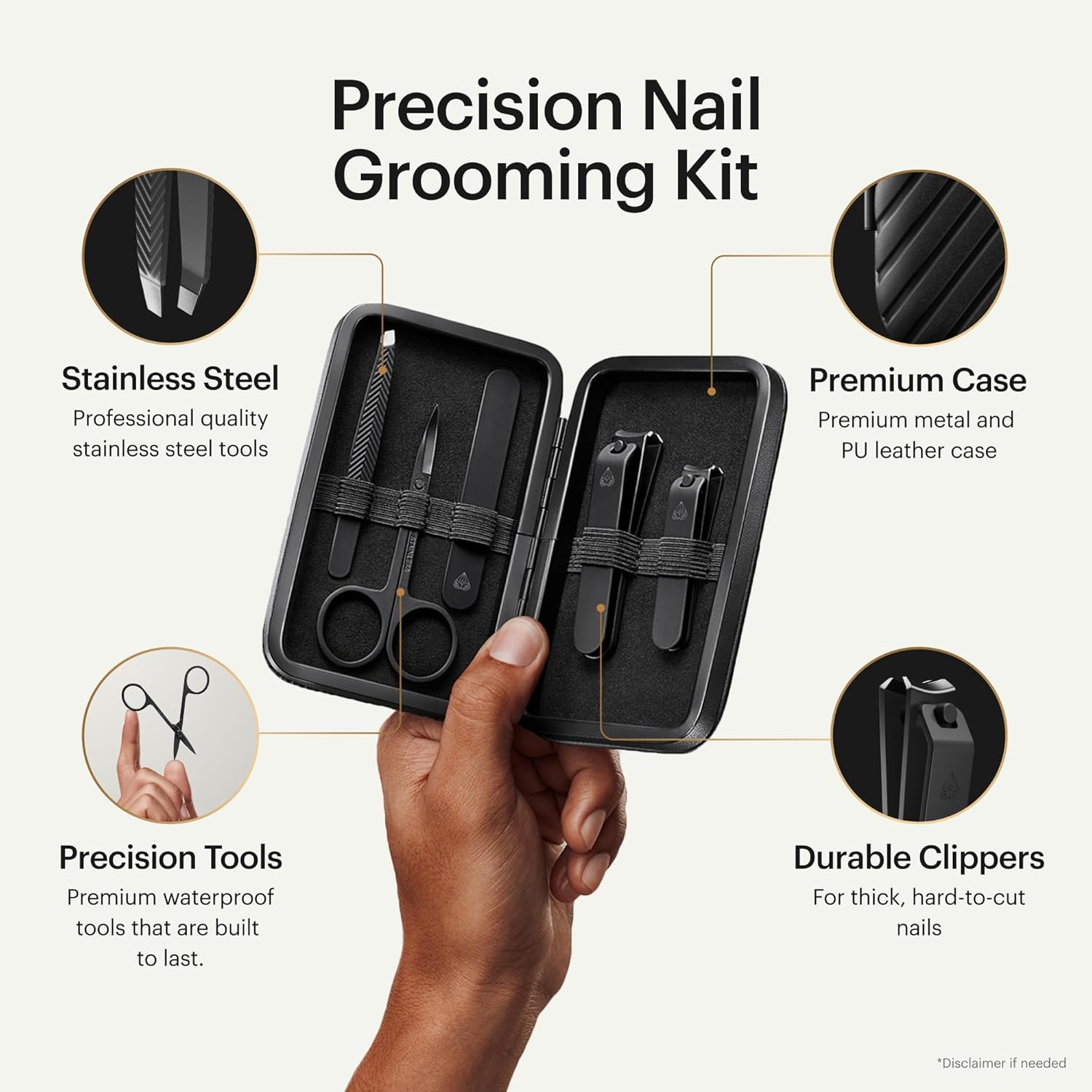 MANSCAPED® Tool Box 3.0 Plus with: The Lawn Mower® 3.0 Plus Groin Hair Groomer, Weed Whacker® 2.0 Nose Hair Trimmer, The Plow® 2.0 Razor, The Shears 3.0 Five Piece Nail Kit, The Shed 2.0 Toiletry Bag - Image 7