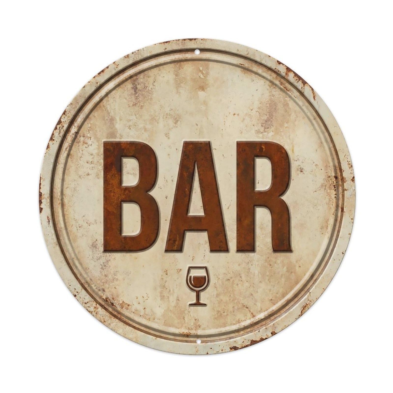 Vintage Beer BAR Tin Sheet Retro for Pub Metal Tin Sign
