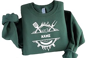 Personalized Grill Master Sweatshirt: A Savory Canvas for Culinary Enthusiasts