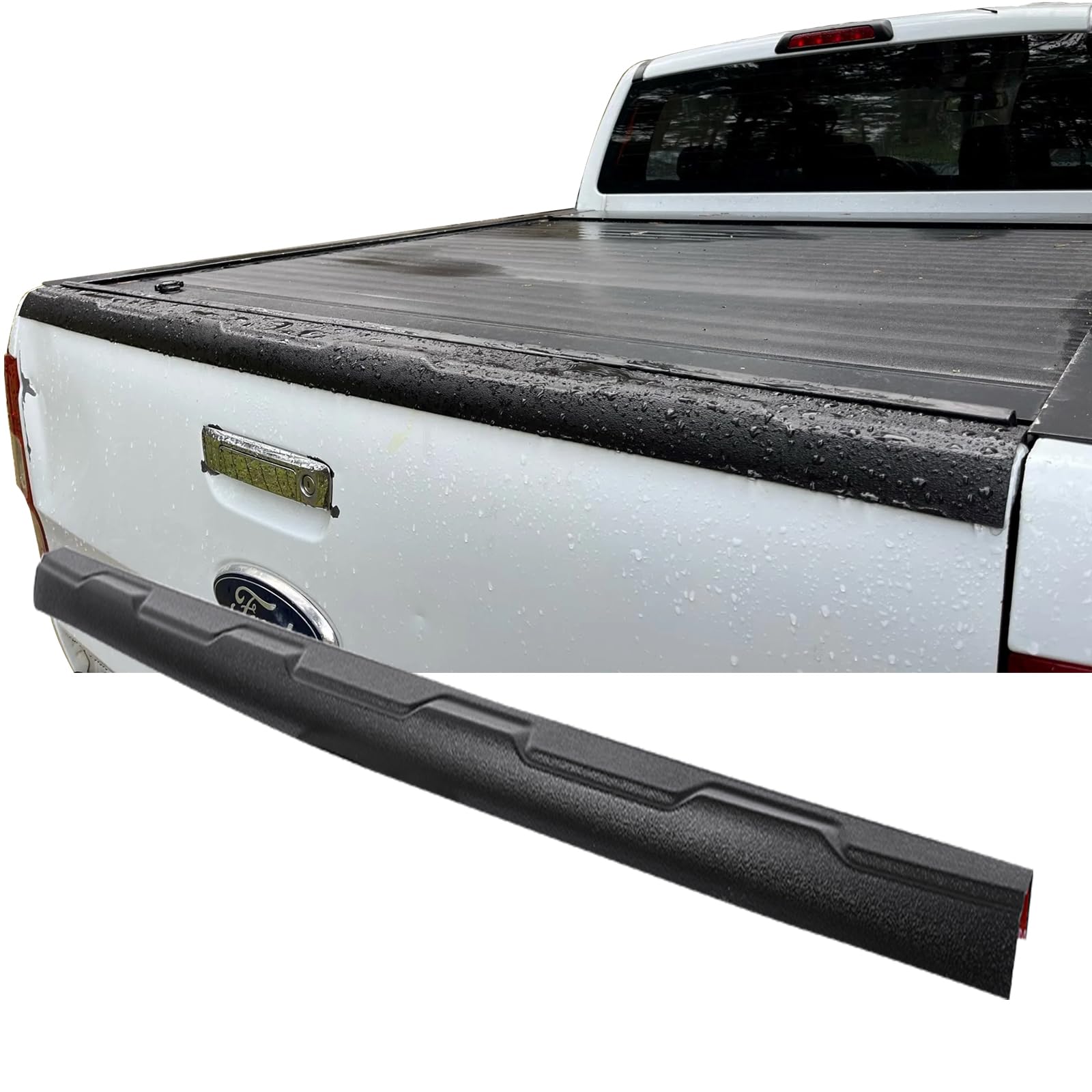 Housse de Protection de seuil de Coffre pour Ford Ranger Wildtrak 2012-2022 Raptor Limited XL XLT T6 T7 T8 MK1 MK2 MK3