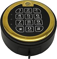 Vista 1 de YOSEC Reemplazo de bloqueo seguro para armas, bloqueo seguro elecctronic 5 código de usuario y 1 código maestro con retardo de 0-59 minutos