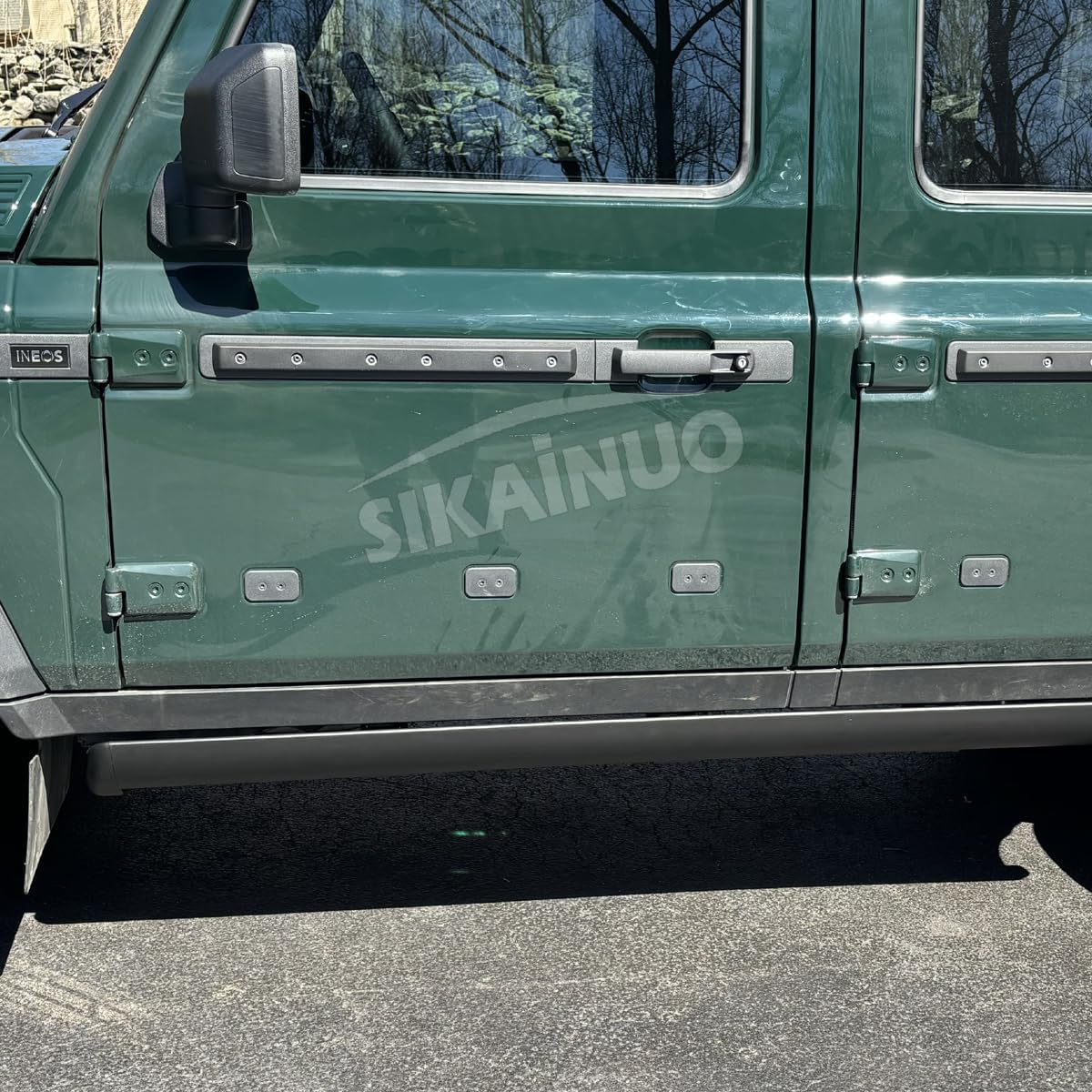 Electric Power Running Boards Automatic Side Steps Retractable Foldable Foot Bar Fit for Ineos Grenadier & Quartermaster Pickup