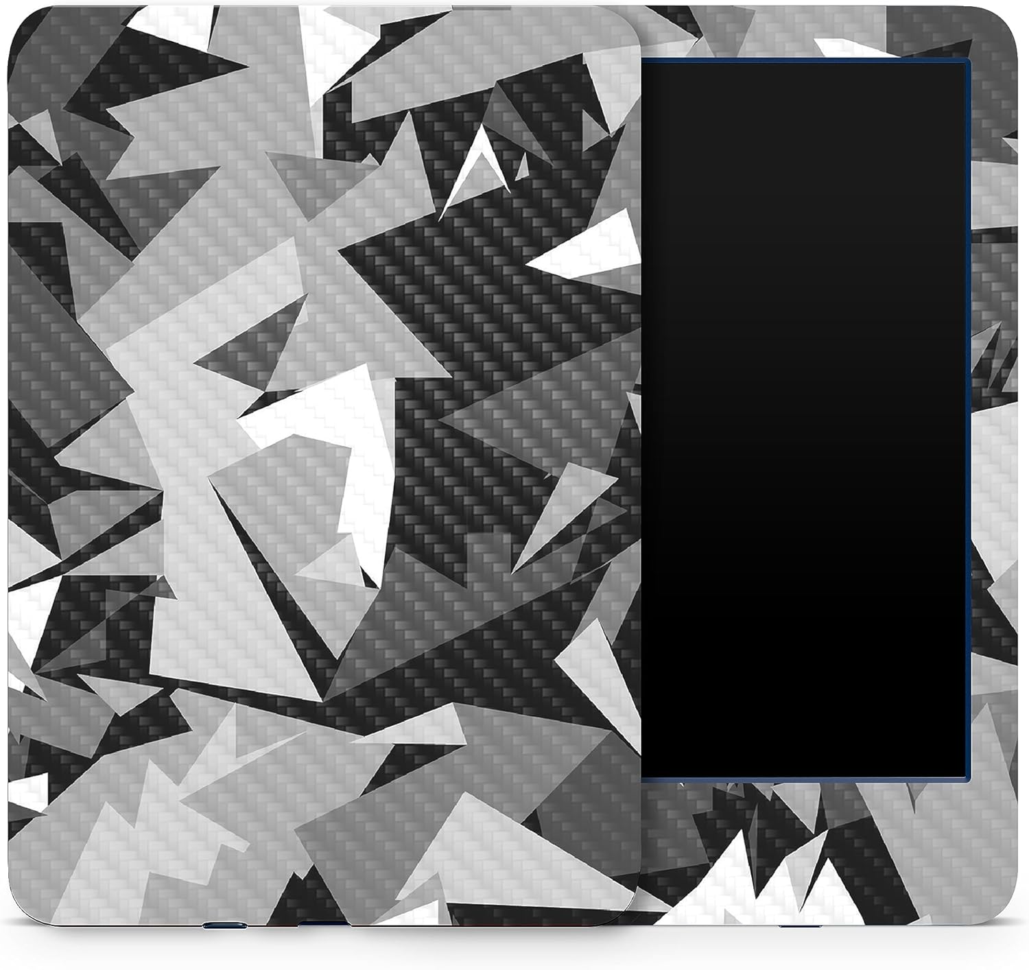 MightySkins Carbon Fiber Skin Compatible with Amazon Kindle 6-inch 11th Gen (2022) Full Wrap - Mono Camo | Protective Textured Carbon Fiber Finish | Easy to Apply | Made in The USA