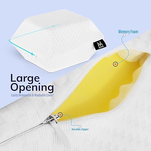 Miniatura 6 de Knee Dream Pillow - Rodillera de espuma viscoelástica prémium para aliviar el dolor, ciática, cadera y dolor de espalda, ayuda ortopédica ergonómica