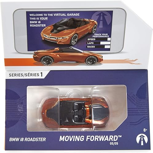 Miniatura 5 de Hot Wheels id BMW i8 Roadster Moving Forward chip NFC integrado único identificable escala 164 a partir de 8 años
