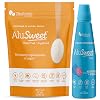 AluSweet Allulose Stevia Drops Liquid Sweetener 6oz Monk Fruit Sweetener with Erythritol Zero Calorie 12oz - Zero Calories, Gluten-Free, Organic, Plant-Based, Ideal for Baking, Coffee & Beverages