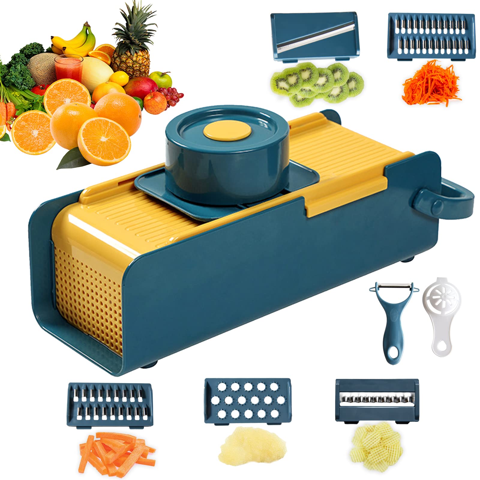 Vegetable Chopper Vegetable Mandolin Kitchenware 7 in 1
