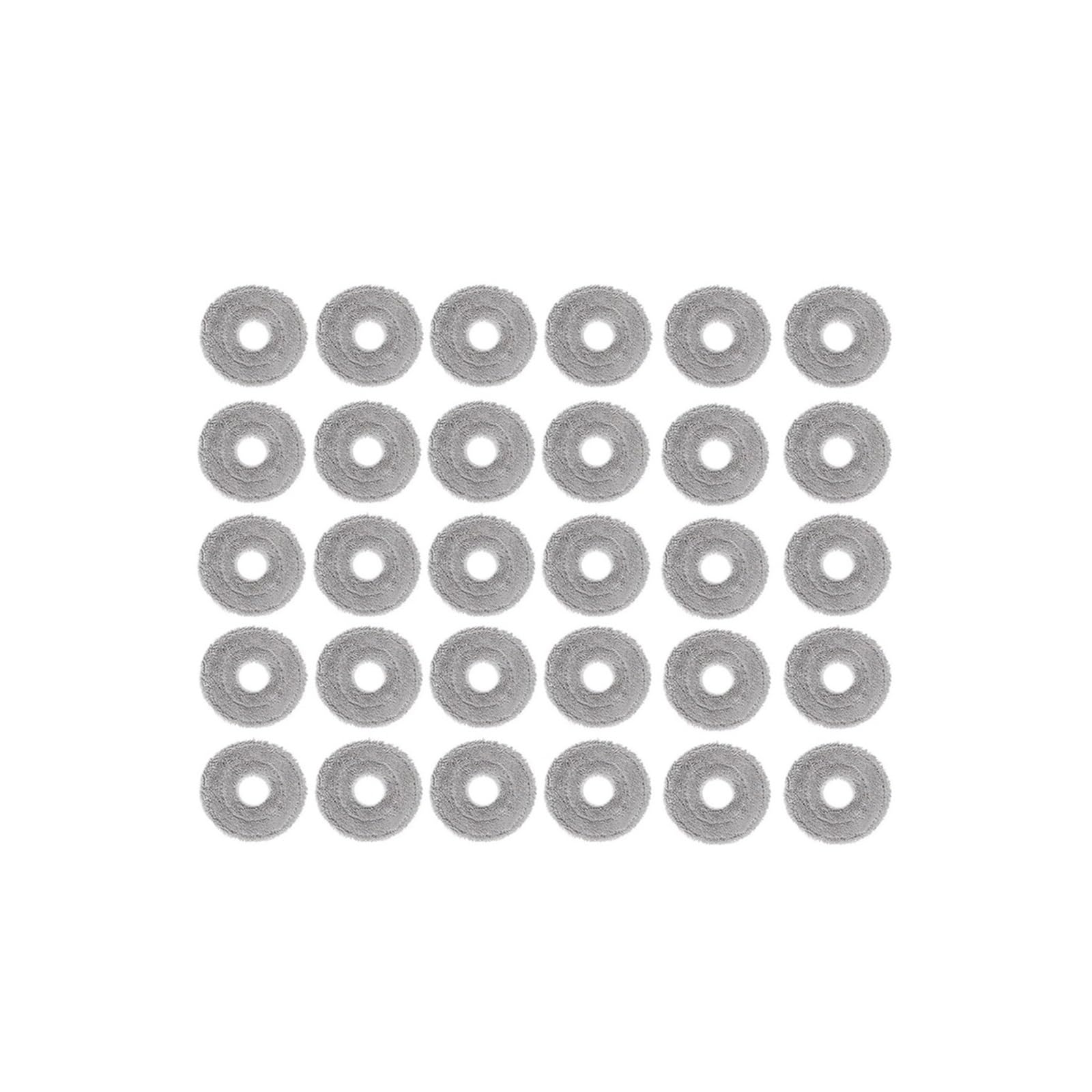 Rag Mopping Pads Accessories，Compatible for Xiaomi ，5/5C/5 Pro/OV31GL/OV42CN/OV31GL Robot Vacuum Parts Mop Cloth,Vacuum Mop Pads(30pcs)