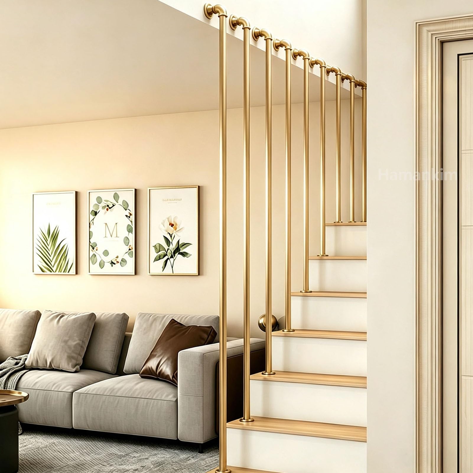 Słupek balustrady z kutego żelaza typu L montowana z boku poręcz balustradowa do poręczy schodów wewnętrznych werandy i balkonu wytrzymały uchwyt zabezpieczający słupek ogrodzeniowy(105cm)