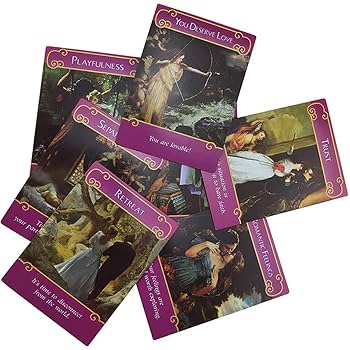 Amazon.co.jp: タロットカード、ロマンチックな天使のオラクル