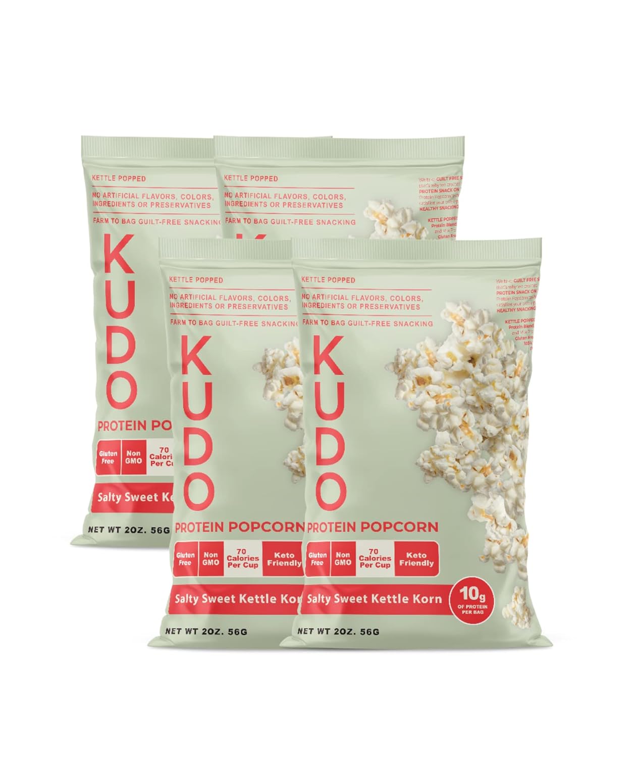 Kudo KettlePopped Protein Popcorn Nothing Artificial