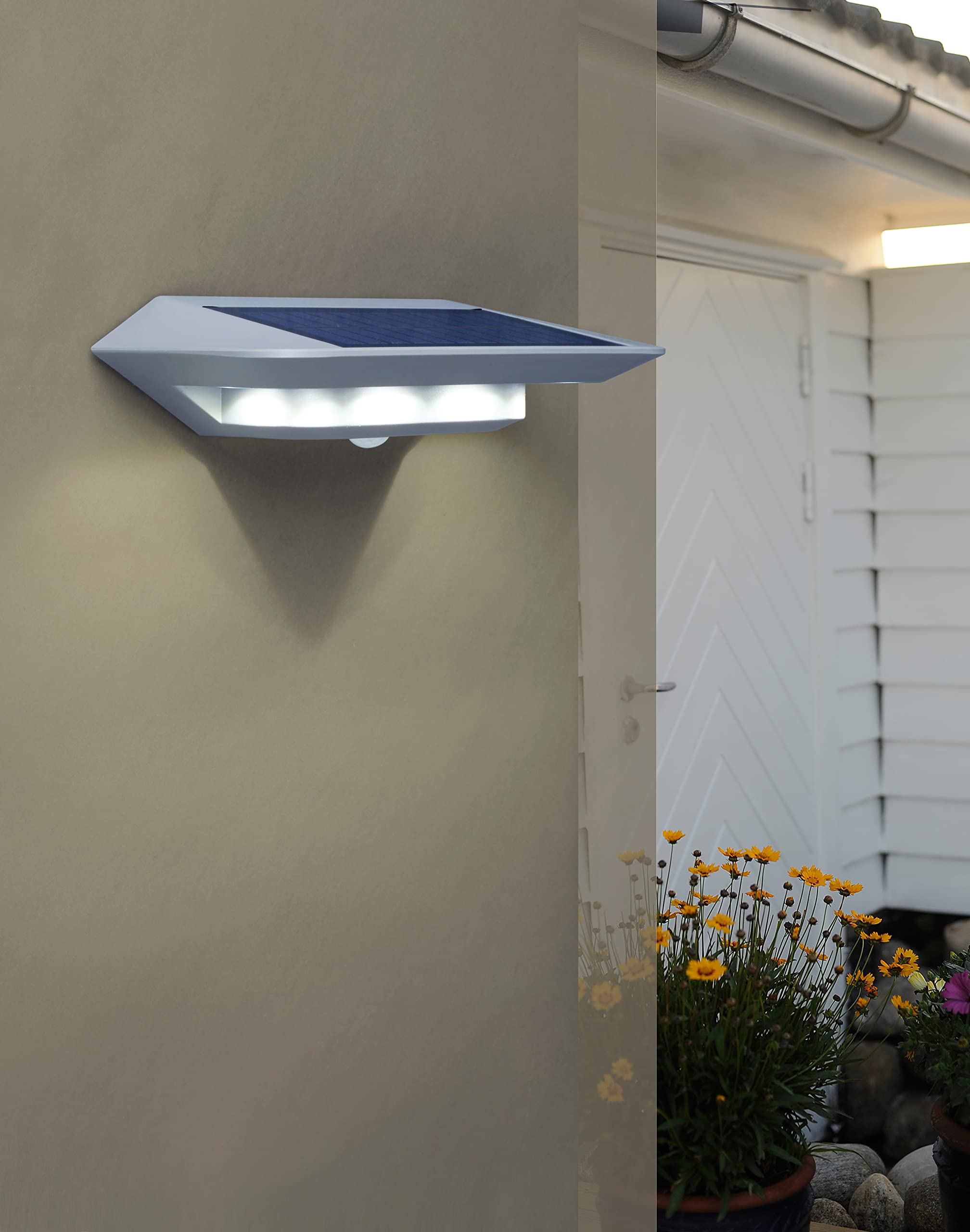 Eco Light Solarna Lampa Zewnętrzna, Oświetlenie Ogrodowe