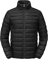 Vista 1 de Abrigos de invierno para hombre, térmicos, ligeros, acolchados, impermeables, cálidos, con bolsillos con cremallera