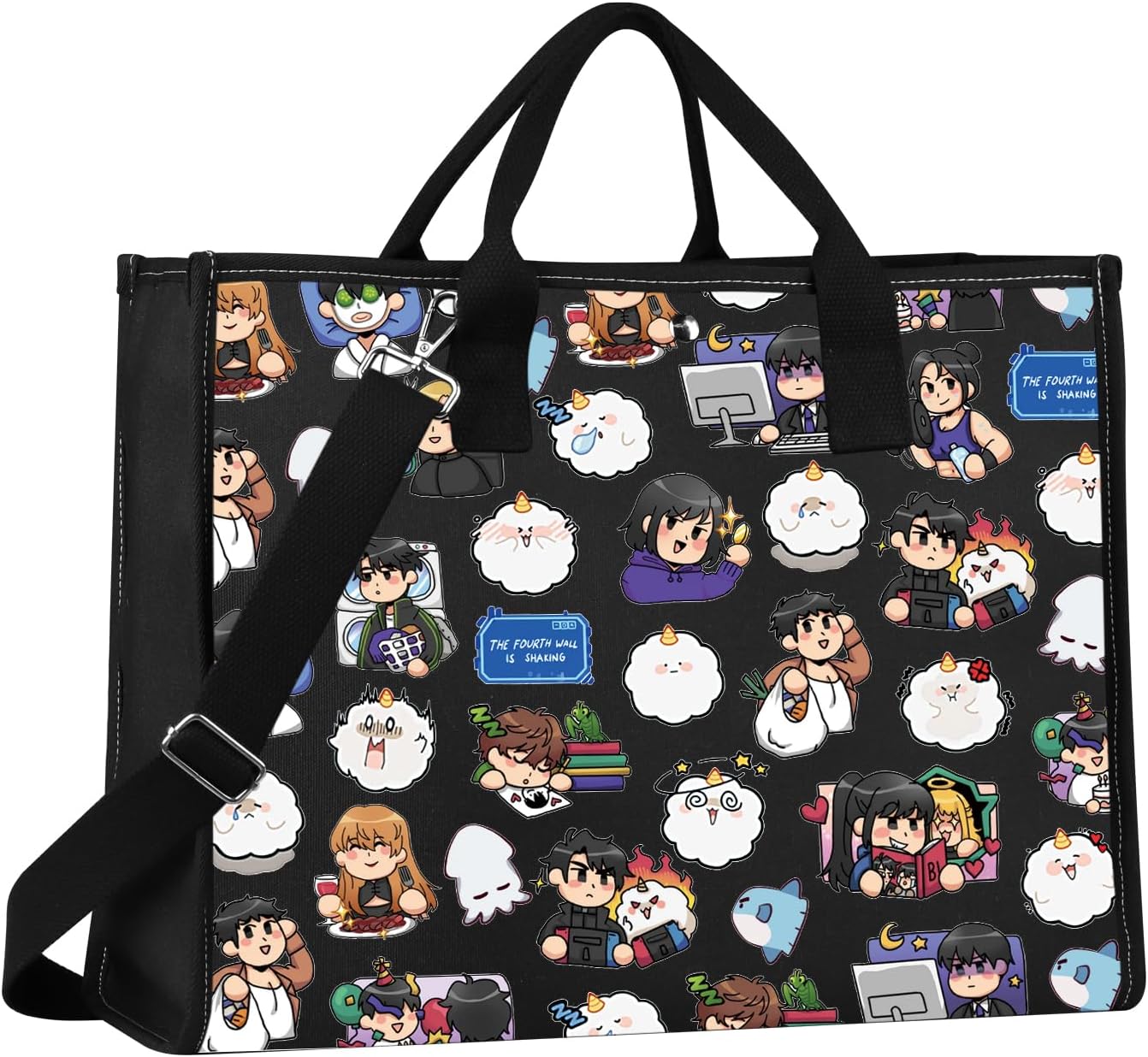 JNIAP ORV Reader Tote Bag Dokja & Joonghyuk Gifts Stardust Gifts ORV Merch ORV Manga Webtoon Tote Bag