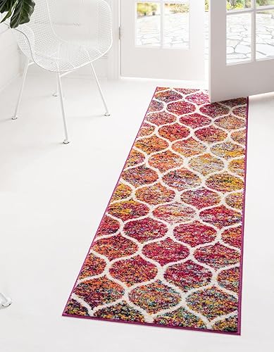 Miniatura 292 de Rugs.com Lattice Frieze Collection Alfombra – 4 x 6 pies, alfombra mediana negra perfecta para salas de estar, comedores grandes, planos abiertos
