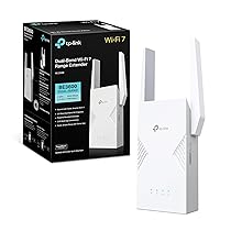 TP-Link WiFi 7 RE225BE Ripetitore WiFi Dual-Band BE3600Mbps, 1 Porta Gigabit, Potente per Casa, Compatibile con Tutti i Box Internet, 2 Antenne Esterne, 160 MHz, MLO, 4K-QAM, Multi-Rus
