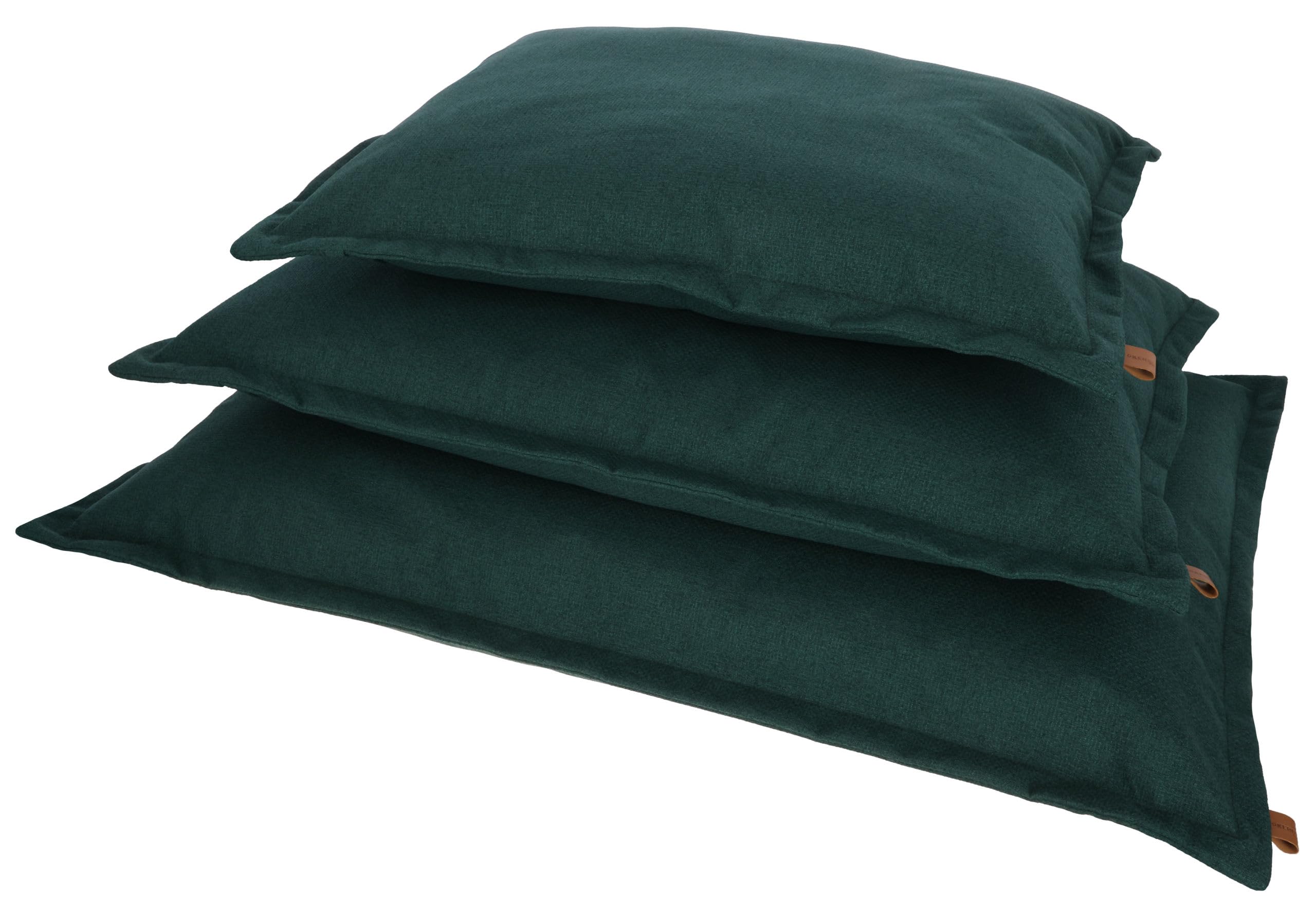 Kerbl Pet Saco de Dormir Oliver, Cama Perros, Robusto, Resistente a la abrasión, Funda Lavable, Cómodo Lugar para tumbarse, Verde inglés, 120x80x18 cm | English Green, 120 × 80 × 18 cm, cómoda cama para perros y cojín de poliéster de fácil cuidado