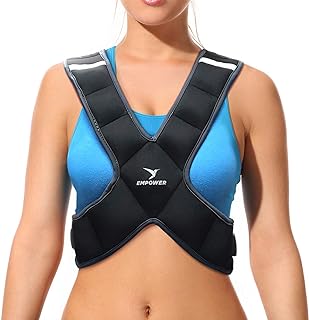 EMPOWER Weighted Walking Vest for Women with Reflective Strips