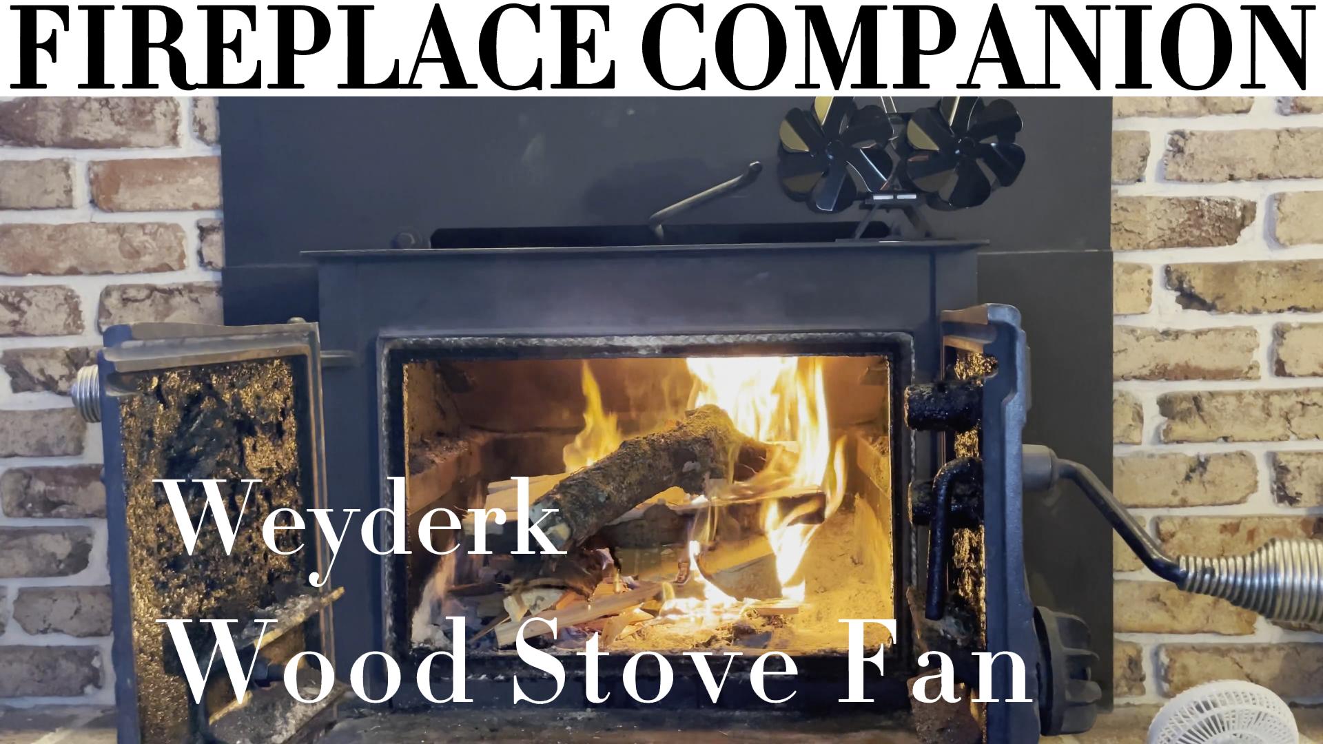 Amazon.com: Weyderk 5 Blades Wood Stove Fan Heat Powered, Non
