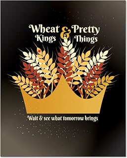 Wheat Kings - Song Lyrics Inspired Art Print - Wall Decor Classic Rock Music Poster Abstract Illustration