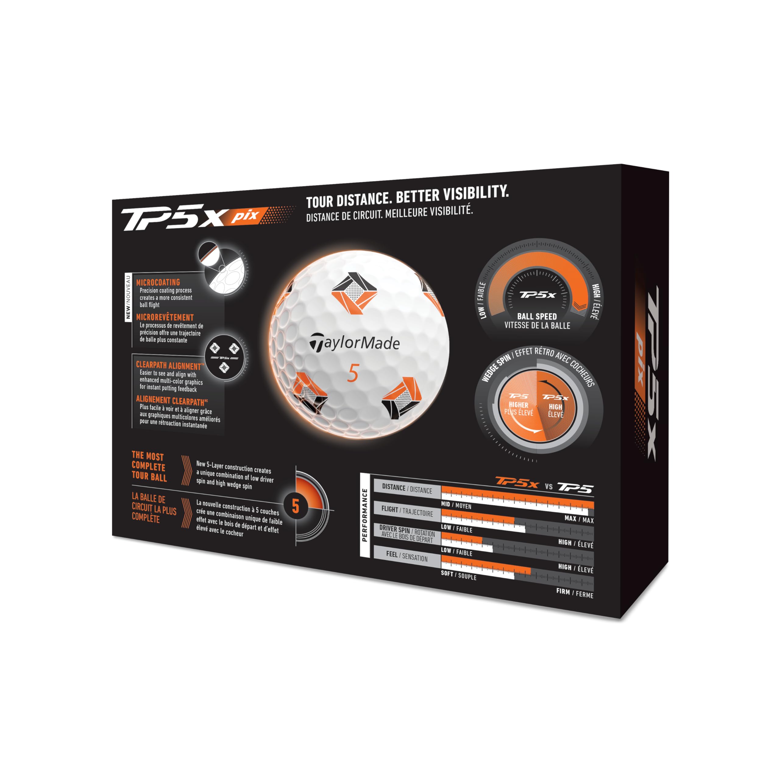 Taylormade Golf TP5x PIX una docena