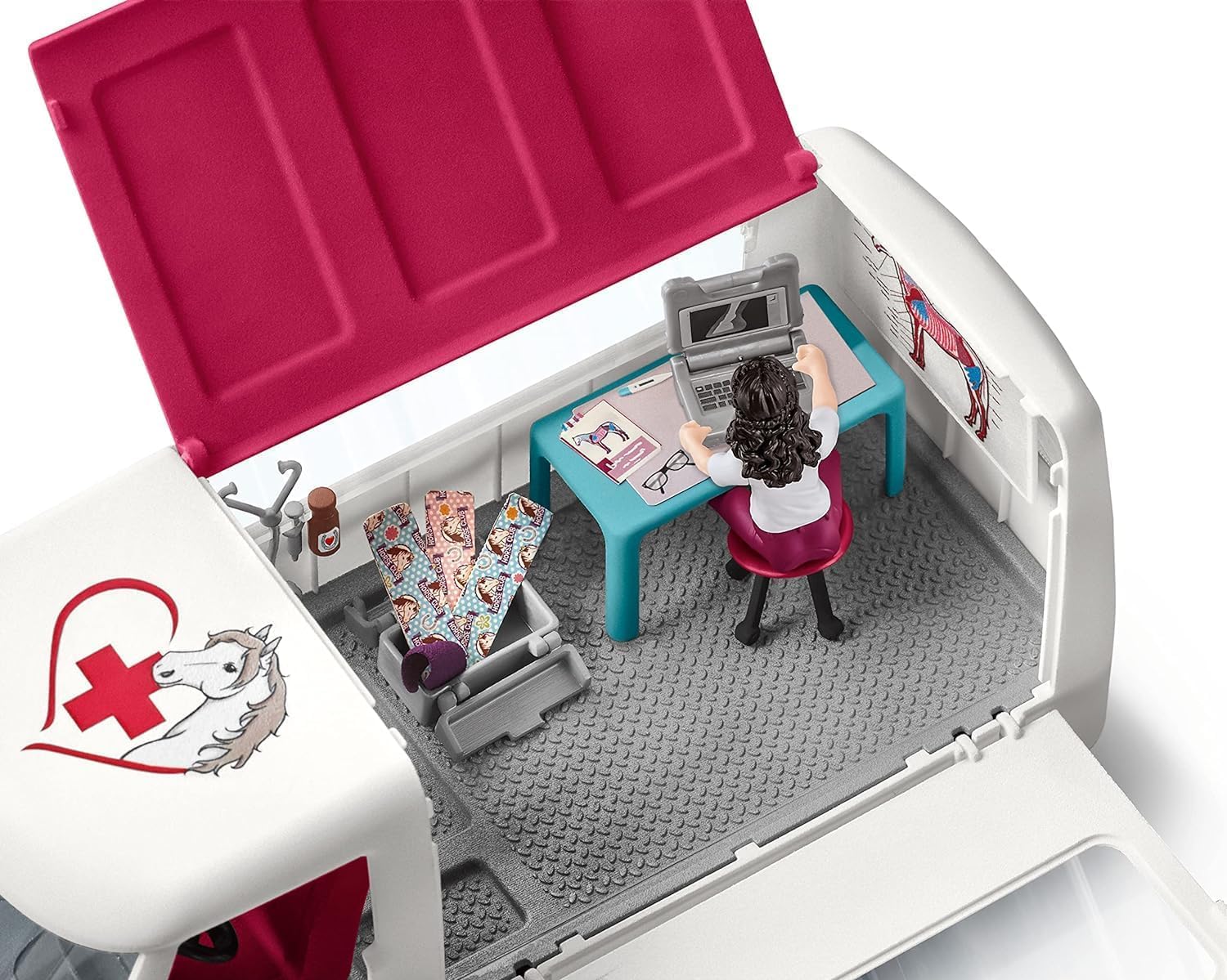 Schleich Horse Club | Mobile Tierärztin mit Fohlen 42439 | 37 Teile