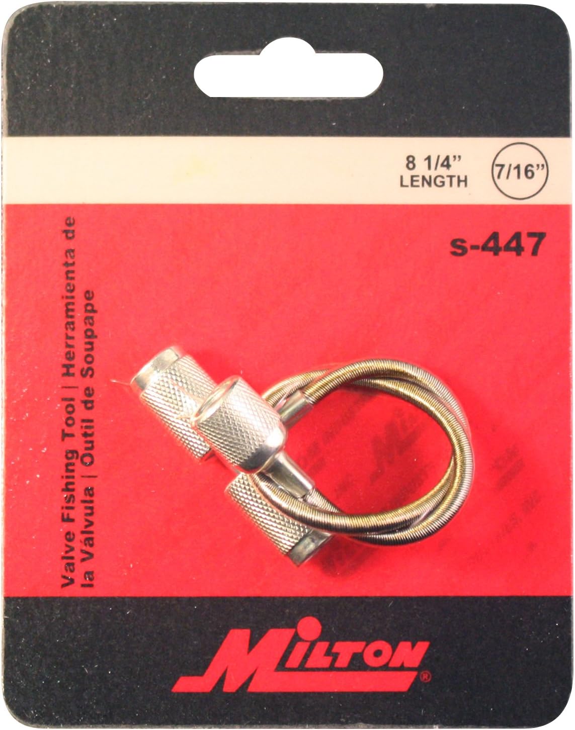 Milton S-447 Valve Fishing Tool,Silver