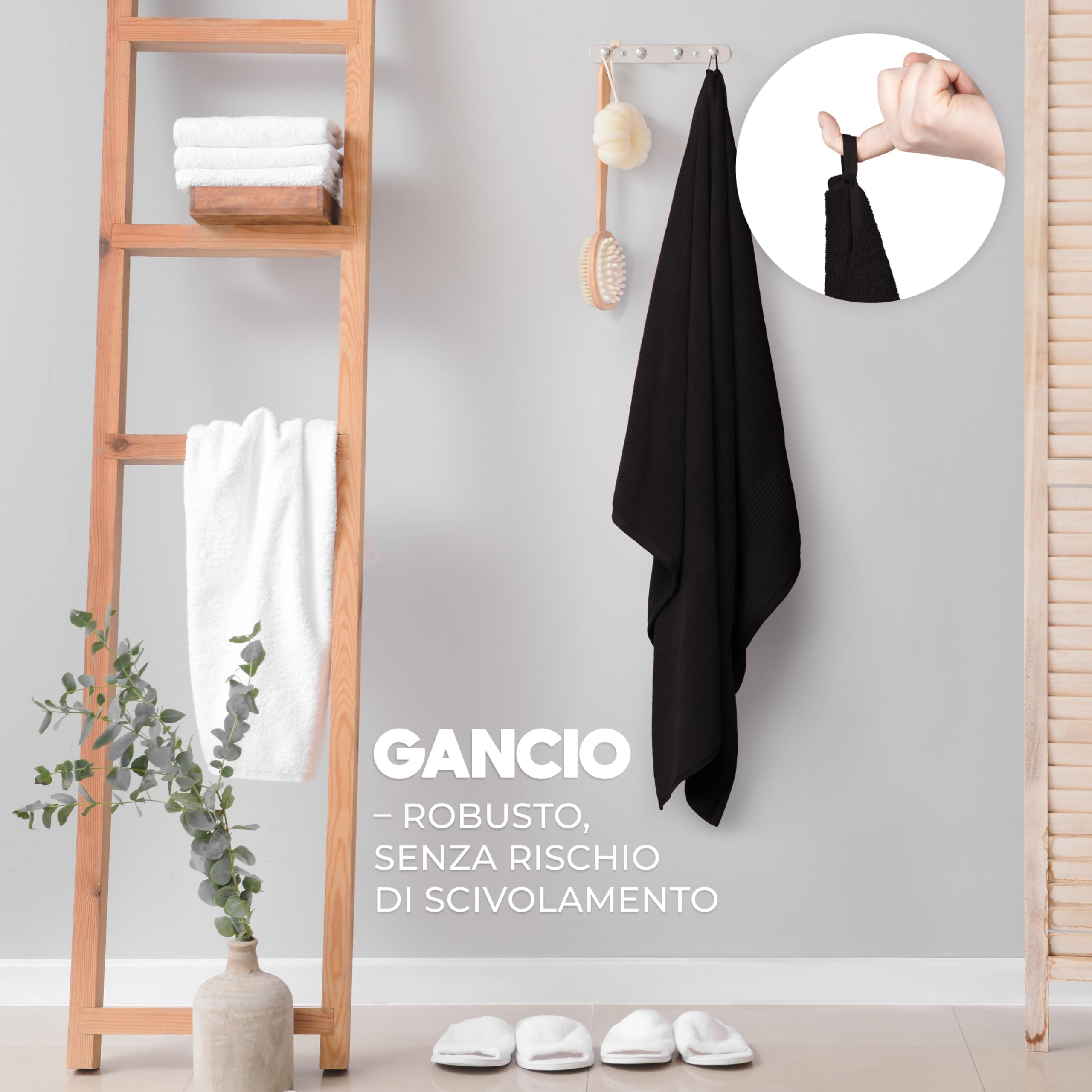Cloud Pillow set asciugamani bagno 2 pezzi 70x140 cm – asciugamani da bagno 100% cotone 500 g/m2 – morbidi, assorbenti e resistenti – Standard 100 by OEKO-TEX