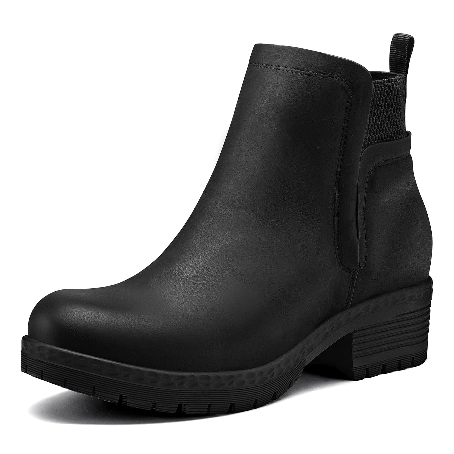mysoft Women’s Lug Sole Chelsea Platform Boots