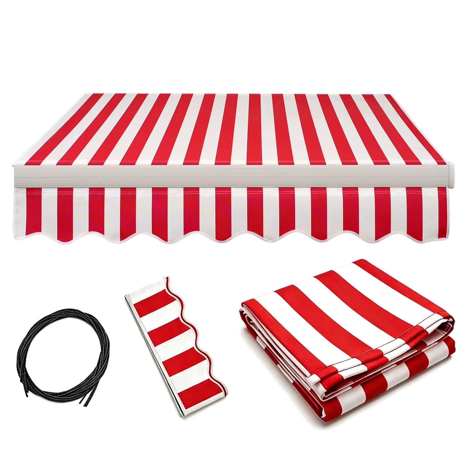 Toile de rechange store banne anti-UV pour stopper la chaleur sur le balcon