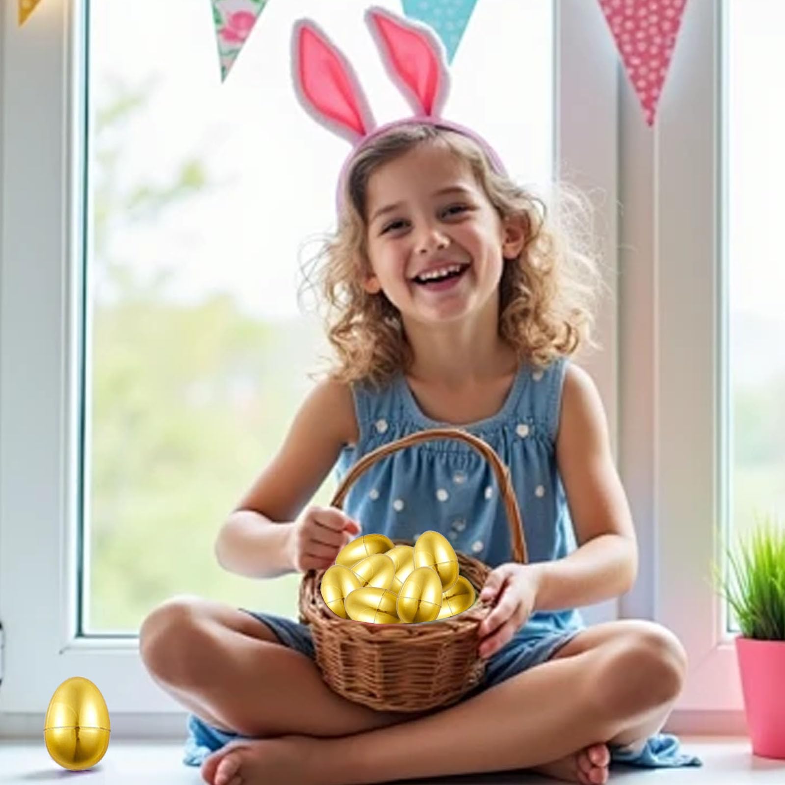 12 Huevos de Pascua para Rellenar, Decoración de Pascua para Búsqueda