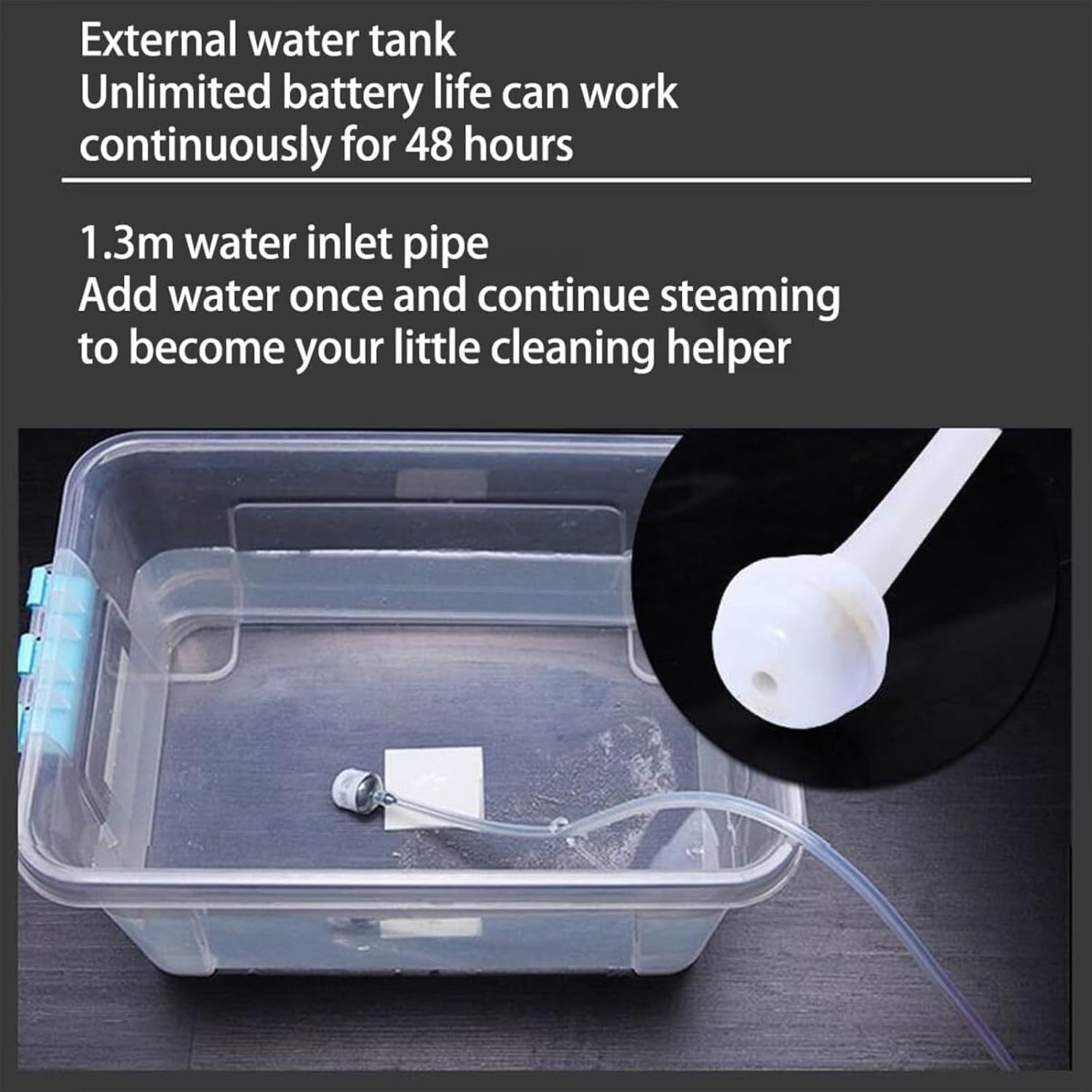 Myjka parowa, 3800 W, wysokociśnieniowe urządzenie do czyszczenia parą z samozasysaniem, ręczna myjka parowa 6000 ml, ciśnienie pary 9,5 bar, żółta