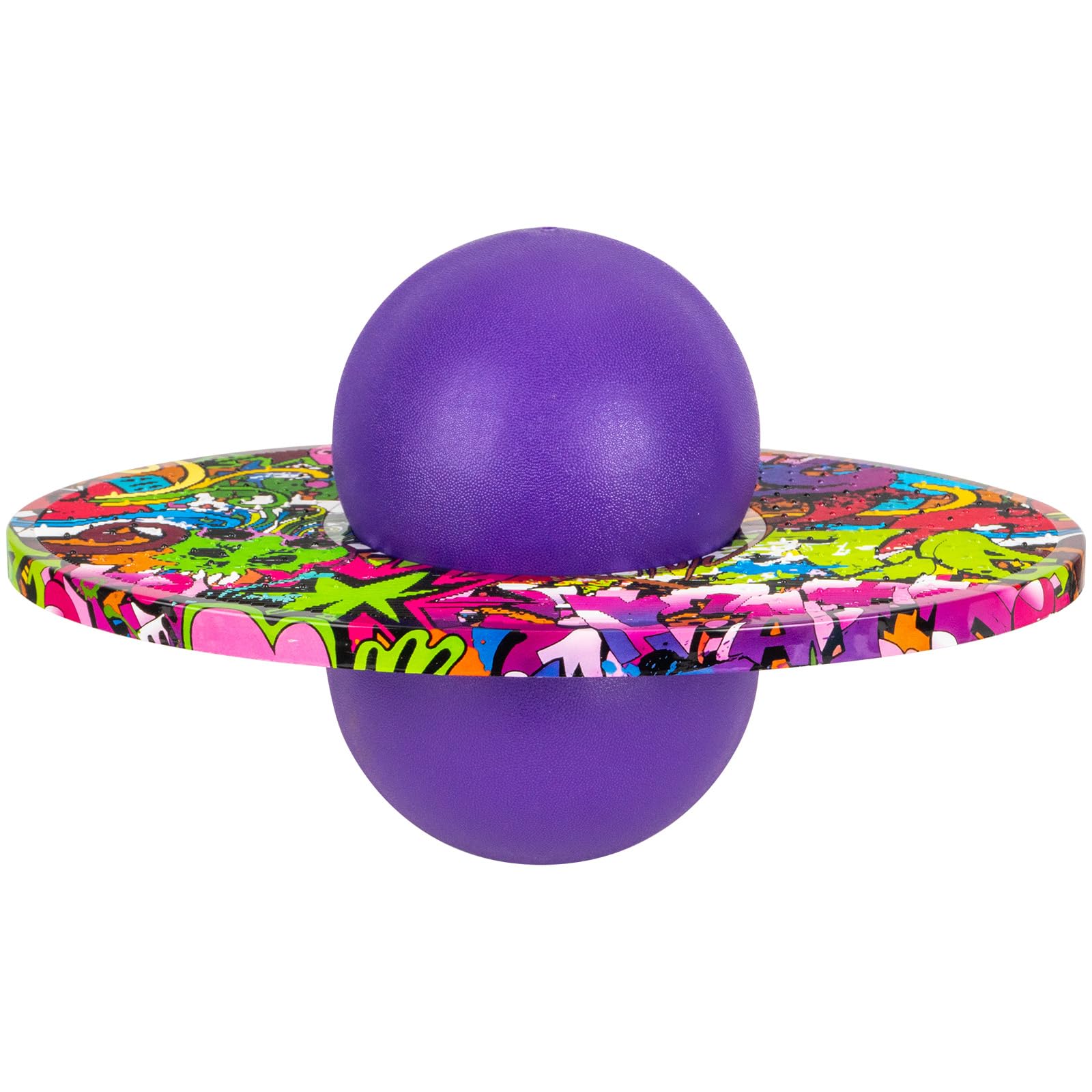 Willingfun Pogo Ball for Kids, Pogo Stick Pogo Jumper for Boys and Girls Ages 6+, Up to 160 lbs, Gift for Kids, Toys for Boys and Girls, with Pump and Strong Grip Deck Purple