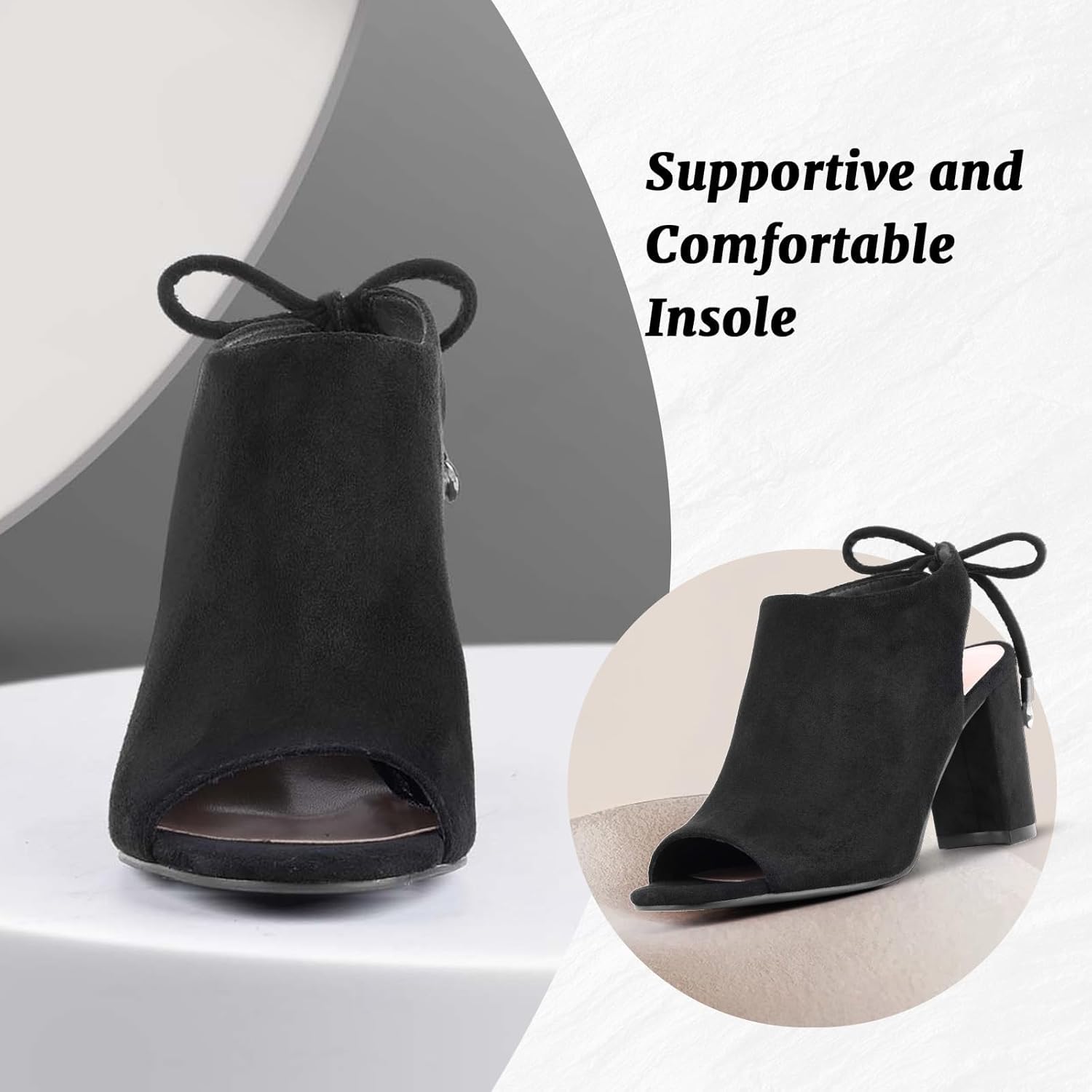 perixir Strappy Heels for Women High Stiletto Heels Sexy Prom Dressy Sandals Ankle Strap Heels Dainty Rope Stiletto Heel - Image 5