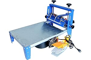 TECHTONGDA Vacuum Screen Printing Press, Precision Micro-registration for Flawless Prints