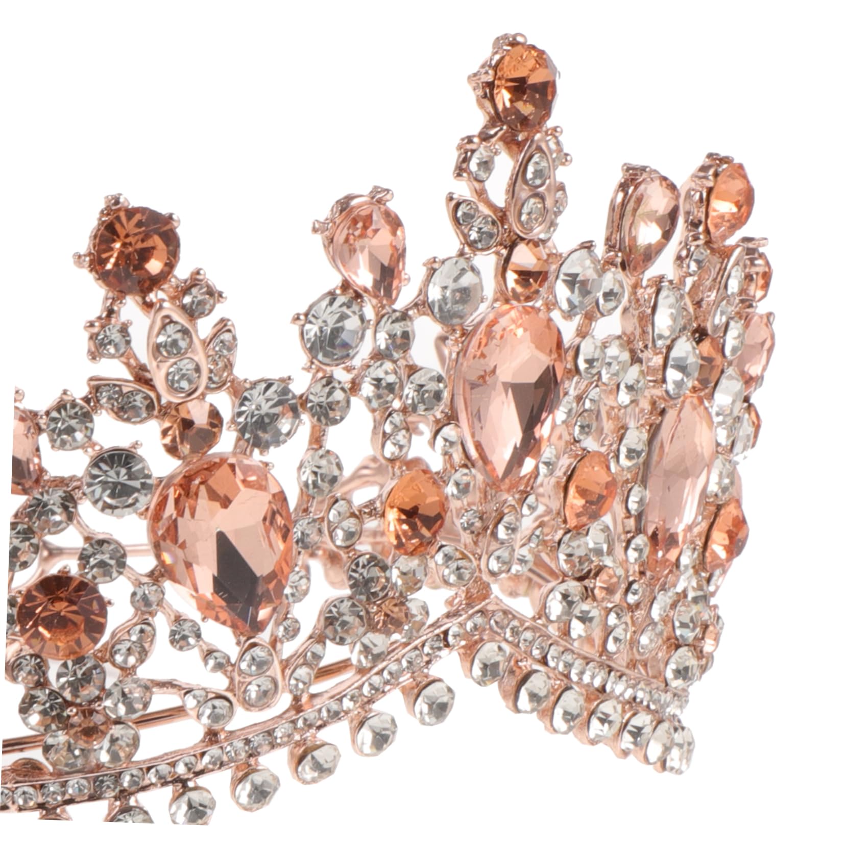 FOMIYES 2 Piezas Novia De Cristal Tocado De Novia Diadema De Cristal Reina De Halloween Tiara De Reina De Cristal Diamantes De Imitación Completos Para El Cabello Dama De Honor