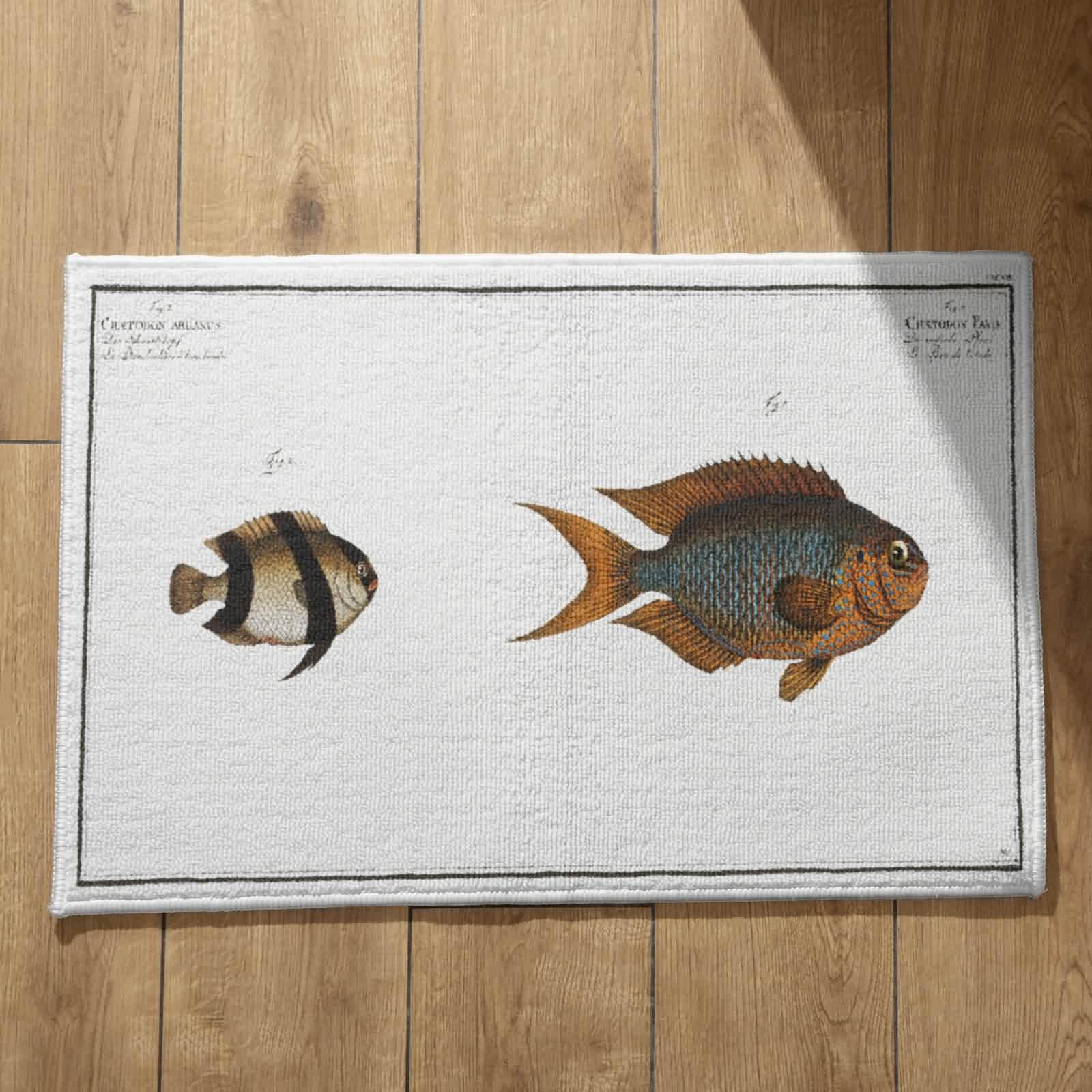 Grand tapis de bain doux CEVAN 50x80cm pour une salle de bain chaleureuse