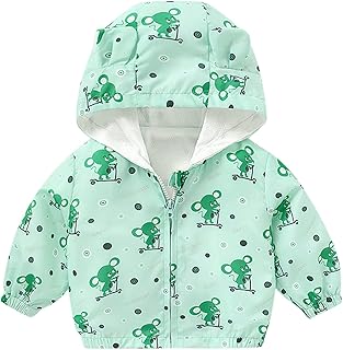Casacos para bebês crianças, crianças, meninos, meninas, desenhos animados, estampa de animais, casacos de manga comprida para uso externo