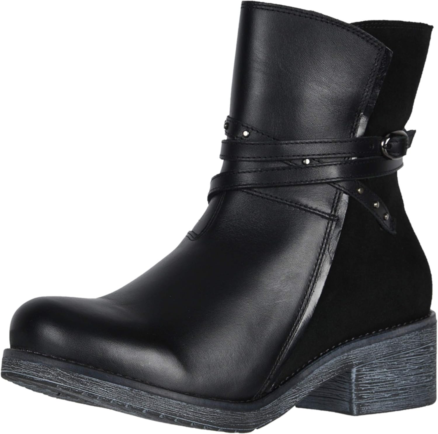 NAOT New Women's Poet Ankle Boot Black Combo 37