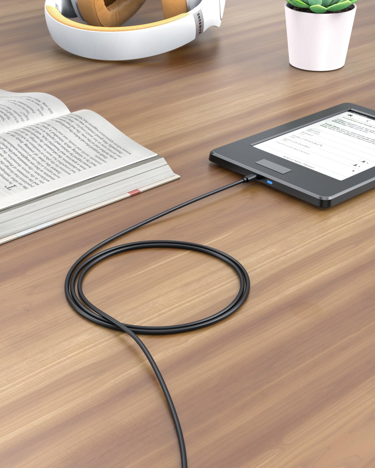 Superer Caricatore Compatibile con Kindle Paperwhite E-Reader Tablet Micro-USB Caricabatterie Caricatore Alimentatore 5V 2A 10W 1,5M